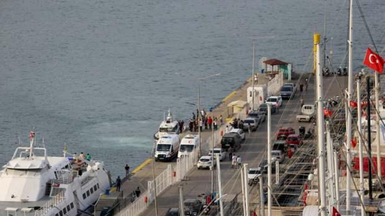 Fethiye'de kuru yük gemisinde patlama: 4 kişi yaralandı