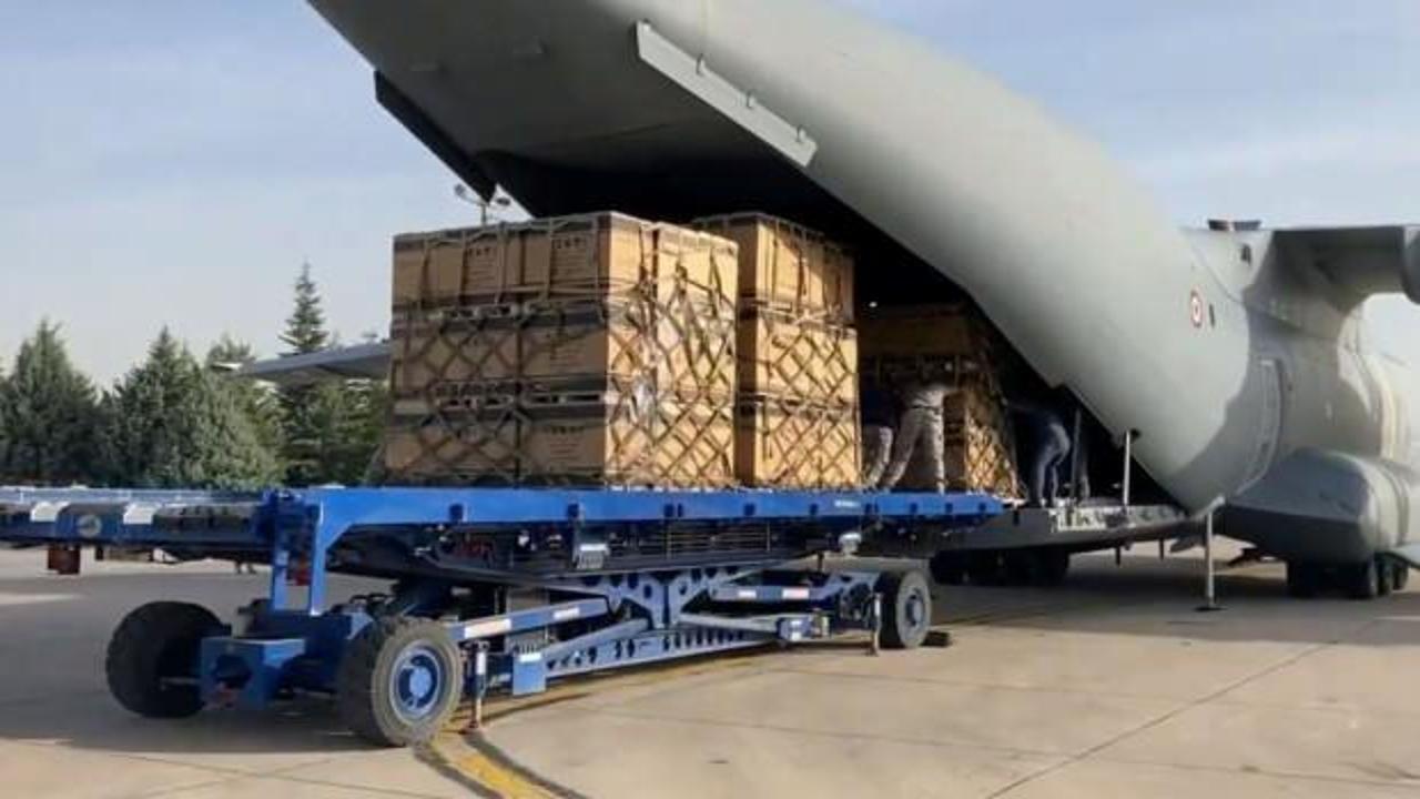 Filistin i&ccedil;in 2 yardım u&ccedil;ağı daha yola &ccedil;ıkıyor