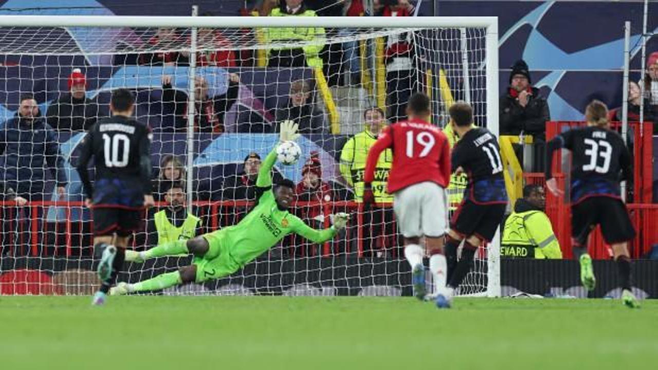 Galatasaray'ın grubu karıştı! Onana penaltı kurtardı! Manchester United tek golle kazandı
