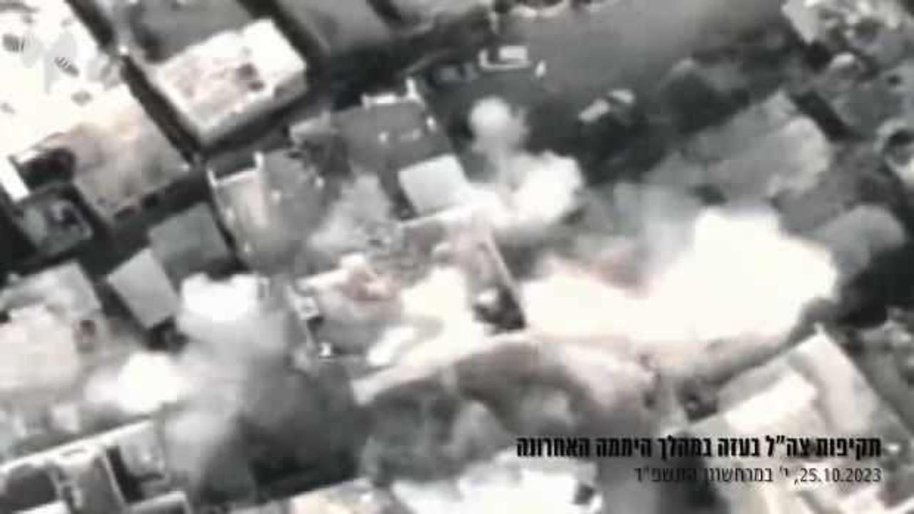 İsrail: Gazze Şeridi'nde mühimmat depoları ve karargahlar vuruldu