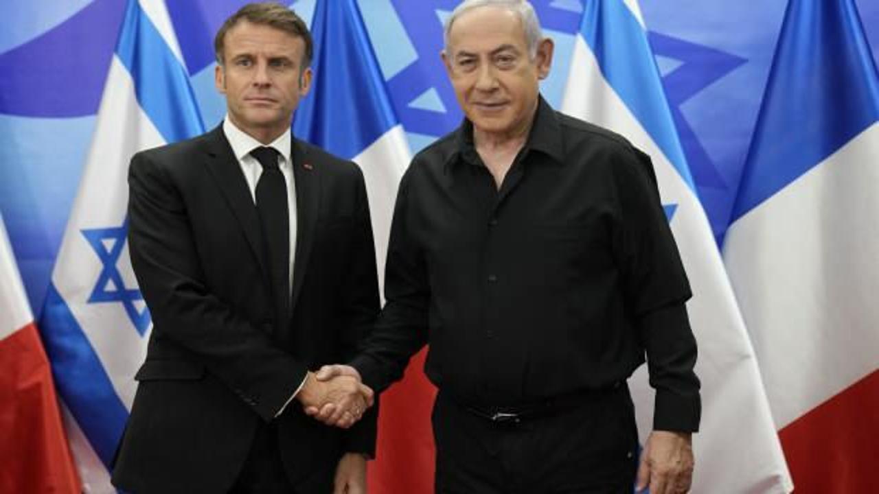 Macron Hamas'a karşı uluslararası koalisyon önerdi
