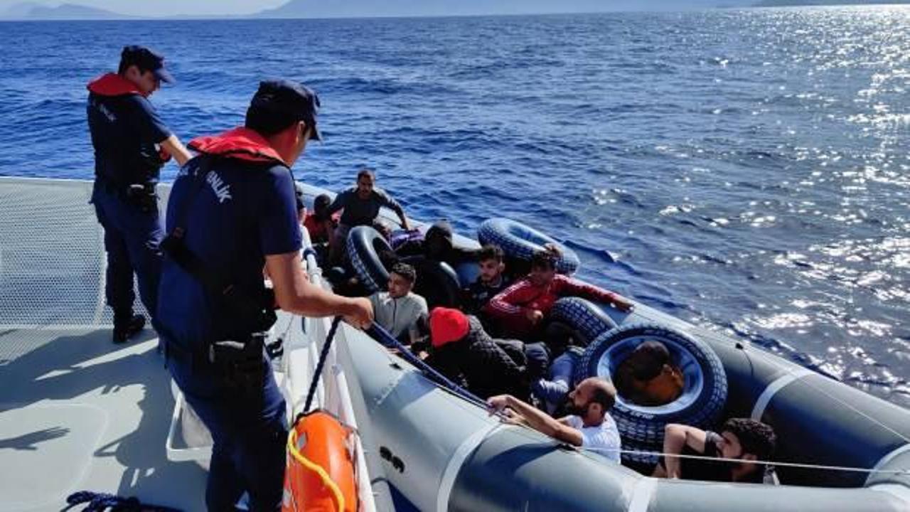 Muğla'da 70 düzensiz göçmen kurtarıldı