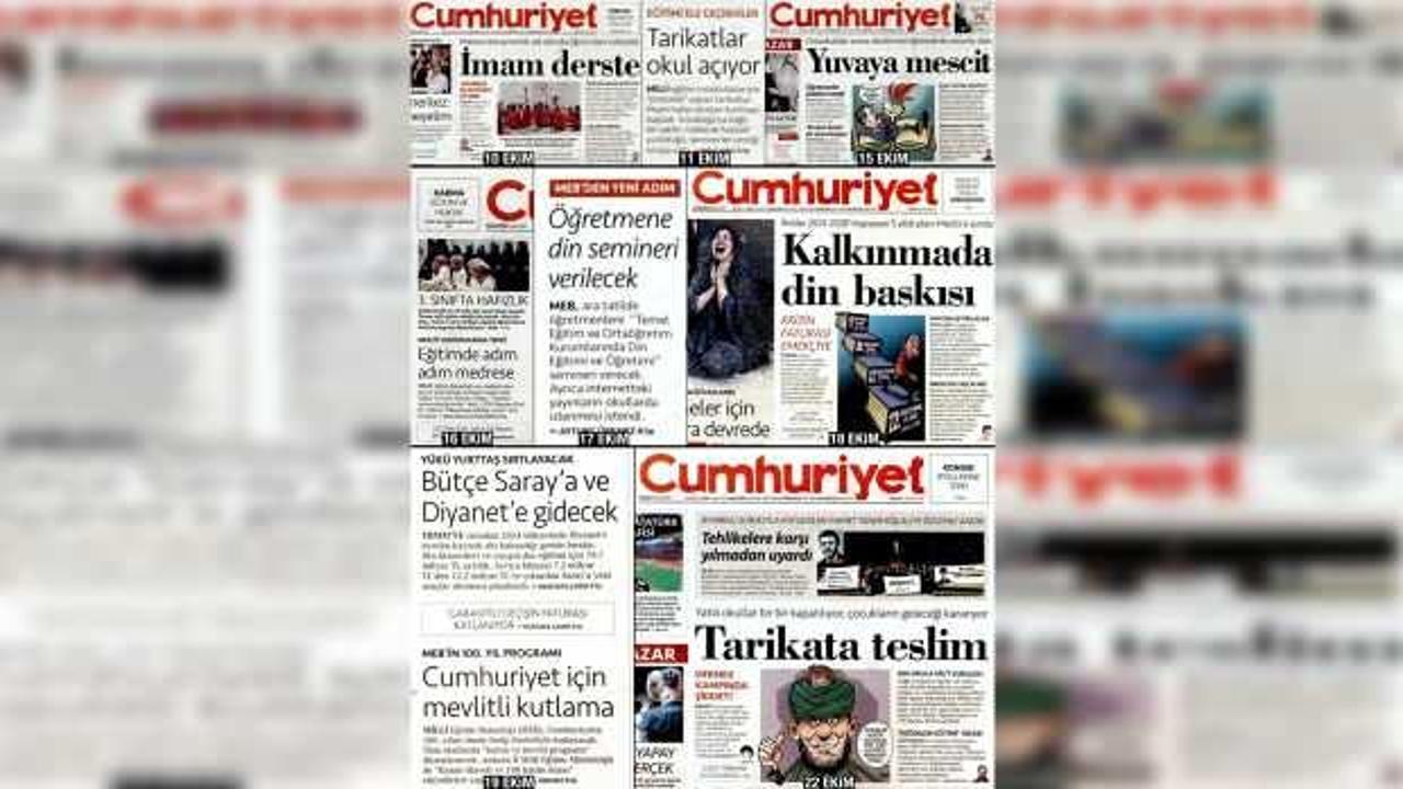 Türkiye Gazze için tek yürekken Cumhuriyet'in derdi yine Müslümanlar