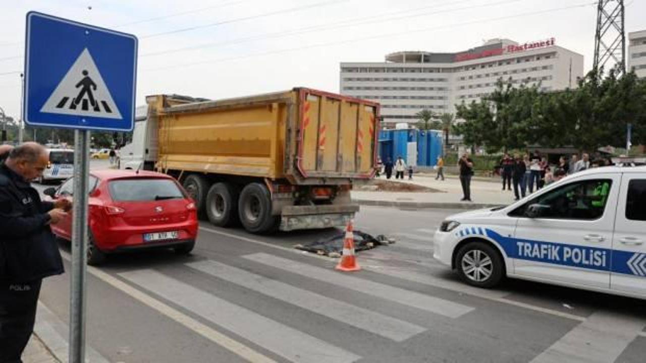 Yaya geçidinde kamyon dehşeti: Yaşlı adam olay yerinde can verdi