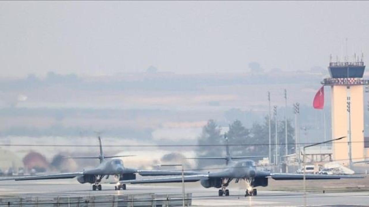 Amerikan B-1B Lancers u&ccedil;akları eğitim g&ouml;revi i&ccedil;in İncirlik Hava &Uuml;ss&uuml;'ne geldi