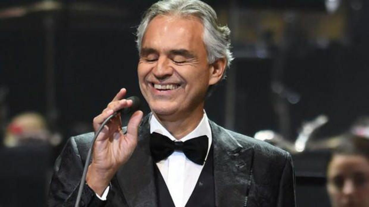 Dünyaca ünlü sanatçı Andrea Bocelli: Yeterki barış olsun! Sesimi feda edebilirm