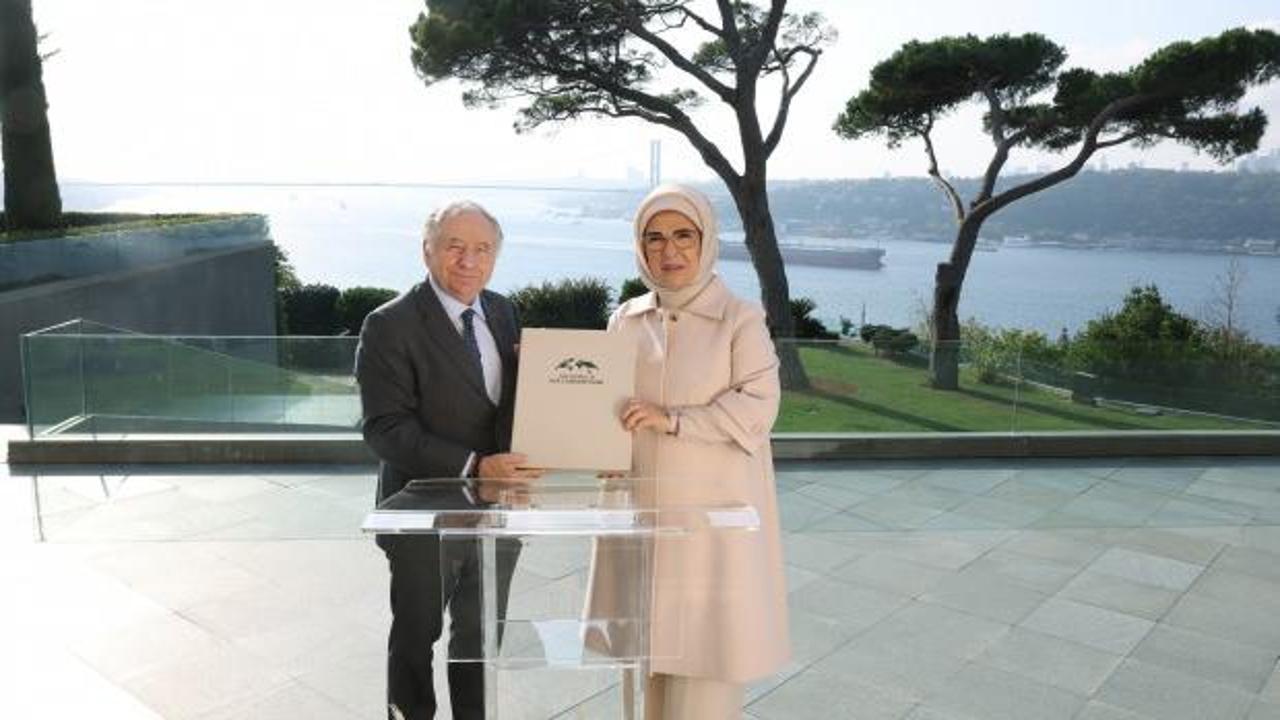 Emine Erdoğan, BM Karayolu G&uuml;venliği &Ouml;zel Temsilcisi Todt'u kabul etti