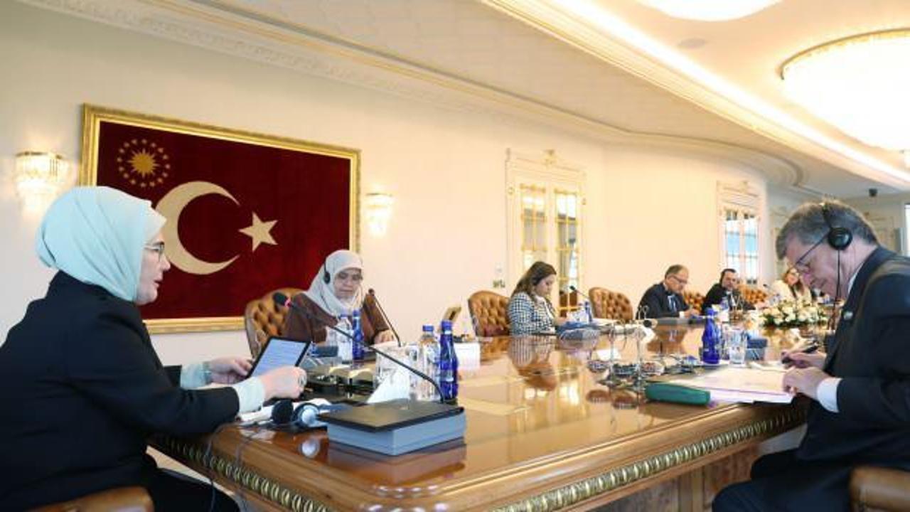 Emine Erdoğan, BM Sıfır Atık Danışma Kurulu'nun ilk resmi toplantısına başkanlık etti