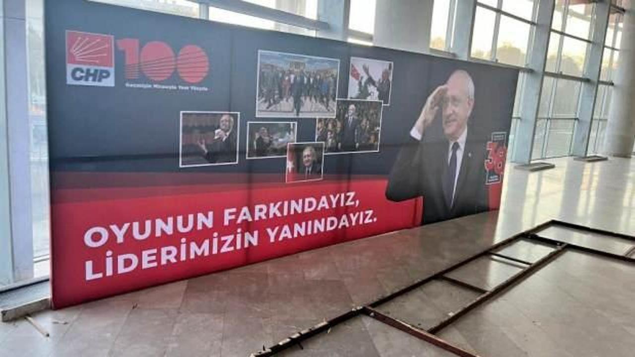 Kılıçdaroğlu'na destek veren pankart kaldırıldı