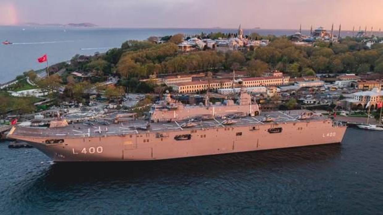 TCG Anadolu istanbul'da ziyarete açılacak