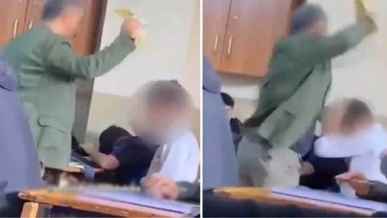 Öğrencisini kitapla döven öğretmen serbest bırakıldı!