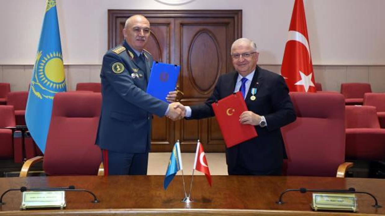 Türkiye ile Kazakistan arasında '2024 Yılı Askeri İş Birliği Uygulama Planı” imzalandı