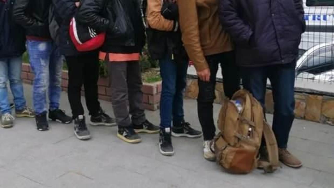 Kırklareli'nde 17 düzensiz göçmen yakalandı