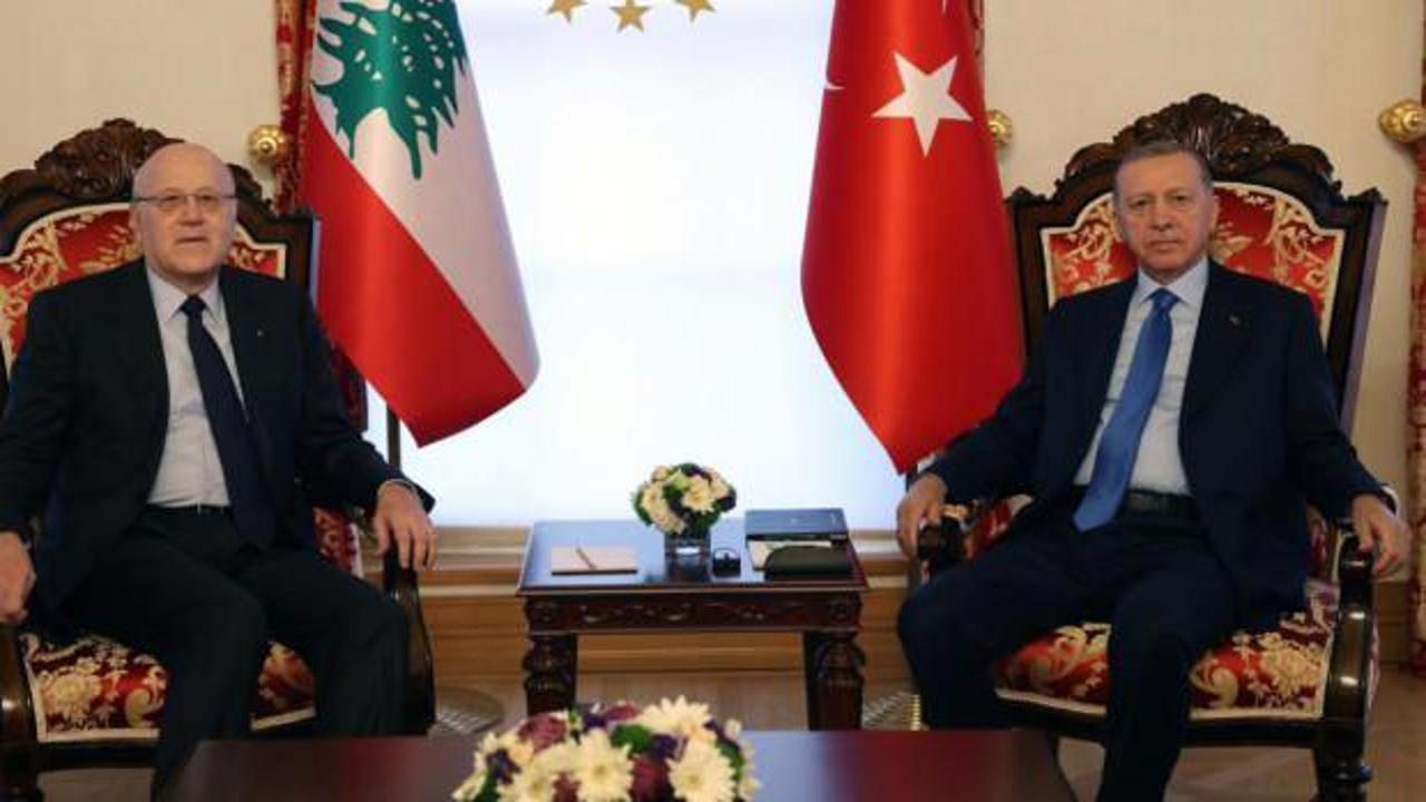 Başkan Erdoğan, Lübnan Başbakanı Mikati'yi kabul etti