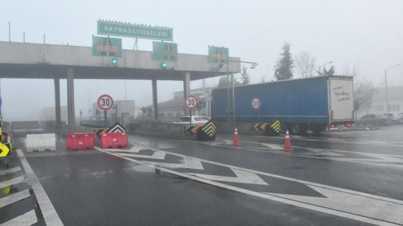 Bolu Dağı Tüneli İstanbul istikameti trafiğe kapatıldı