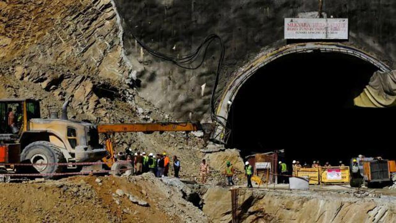 Hindistan'daki tünelde dokuz gündür mahsur kalan işçilerle ilk iletişim