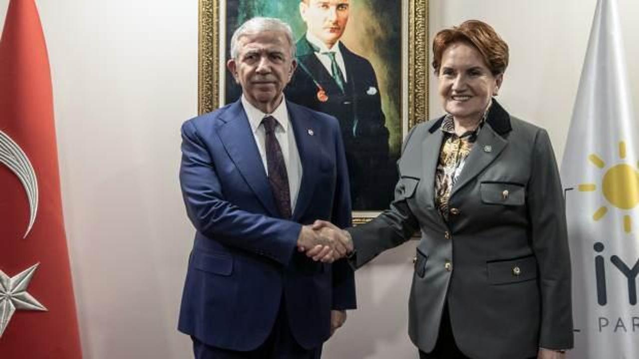 Mansur Yavaş'tan Akşener'e ziyaret