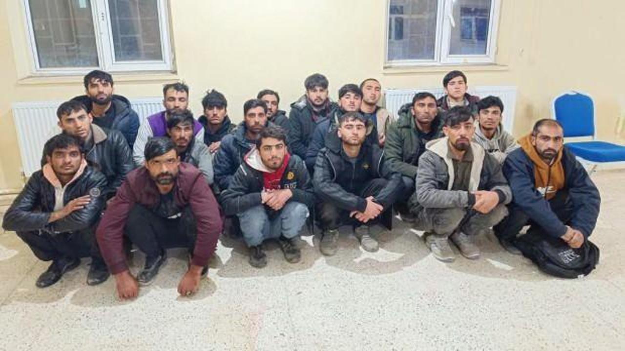 Metruk binada 19 göçmen yakalandı