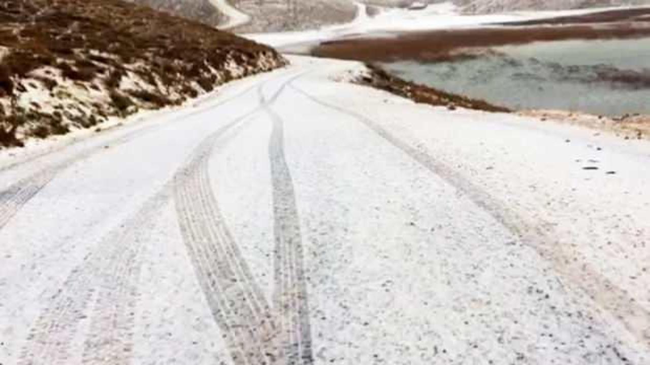Toroslara Mevsimin ilk karı yağdı