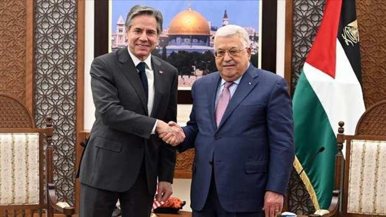 ABD Dışişleri Bakanı Blinken, Filistin Devlet Başkanı Abbas ile görüştü