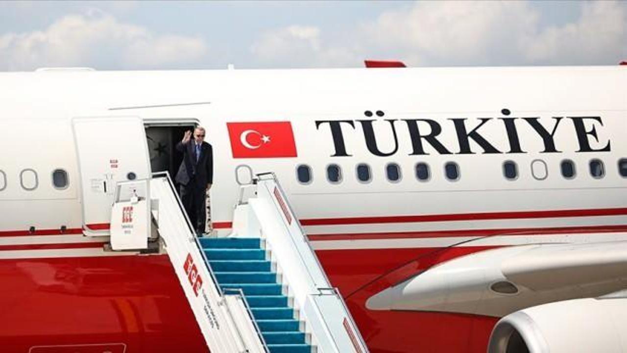 Başkan Erdoğan, Birleşik Arap Emirlikleri'ne gitti