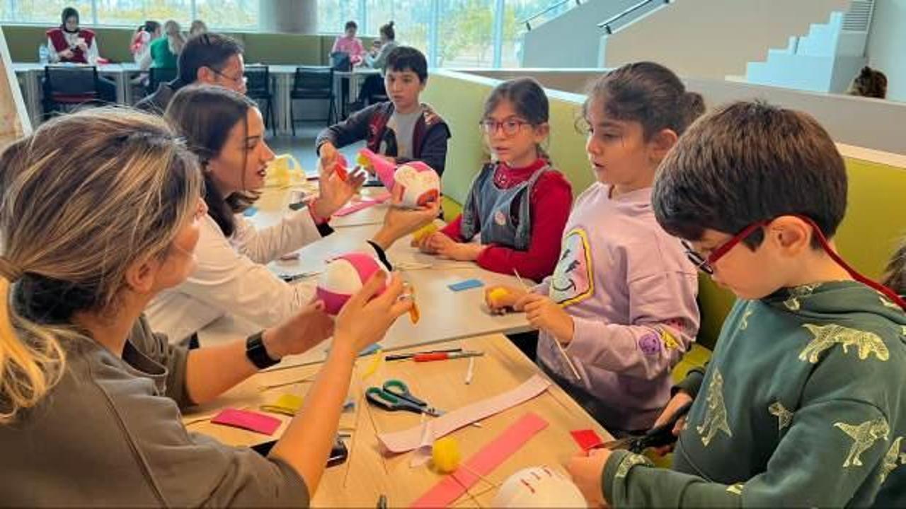 Gaziantep'te &ccedil;ocuklara &ouml;zel "Bilim Dolu Cumartesi" etkinliği