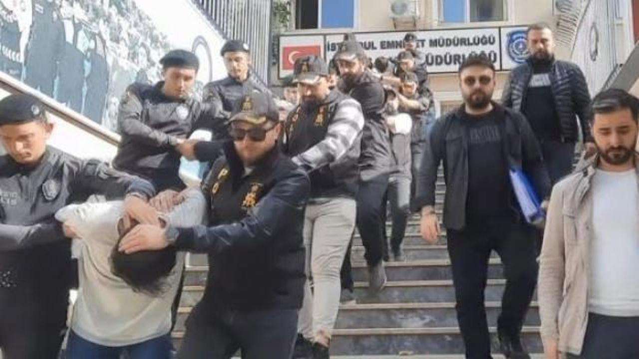 İstanbul’da 14 kişilik kalaşnikoflu gasp şebekesi çökertildi