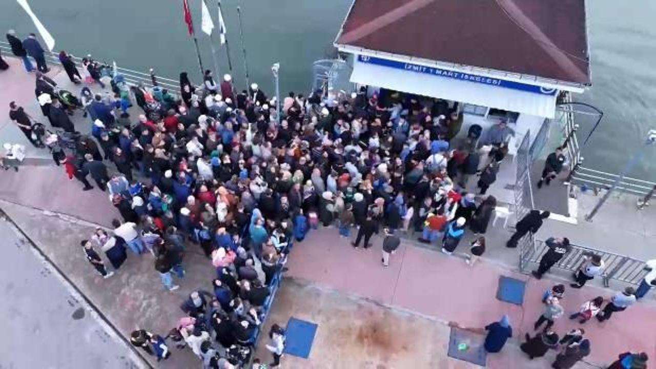 TCG Anadolu'ya ziyaretçi akını! İnsan seli yaşandı