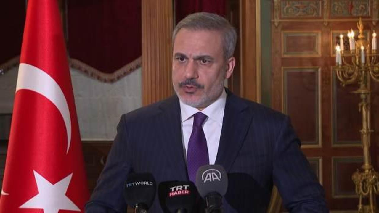 Bakan Hakan Fidan'dan Filistin mesajı