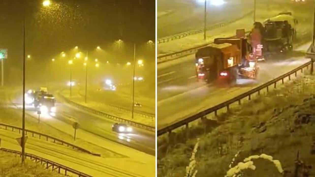 Bolu'da kar yağışı etkili oluyor! Ekipler uyardı