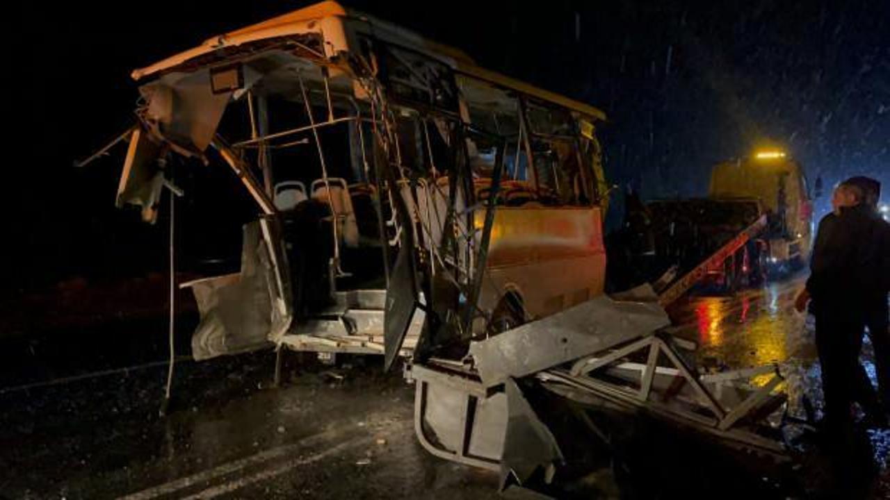 Eskişehir'de belediye otobüsleri çarpıştı: 14 yaralı