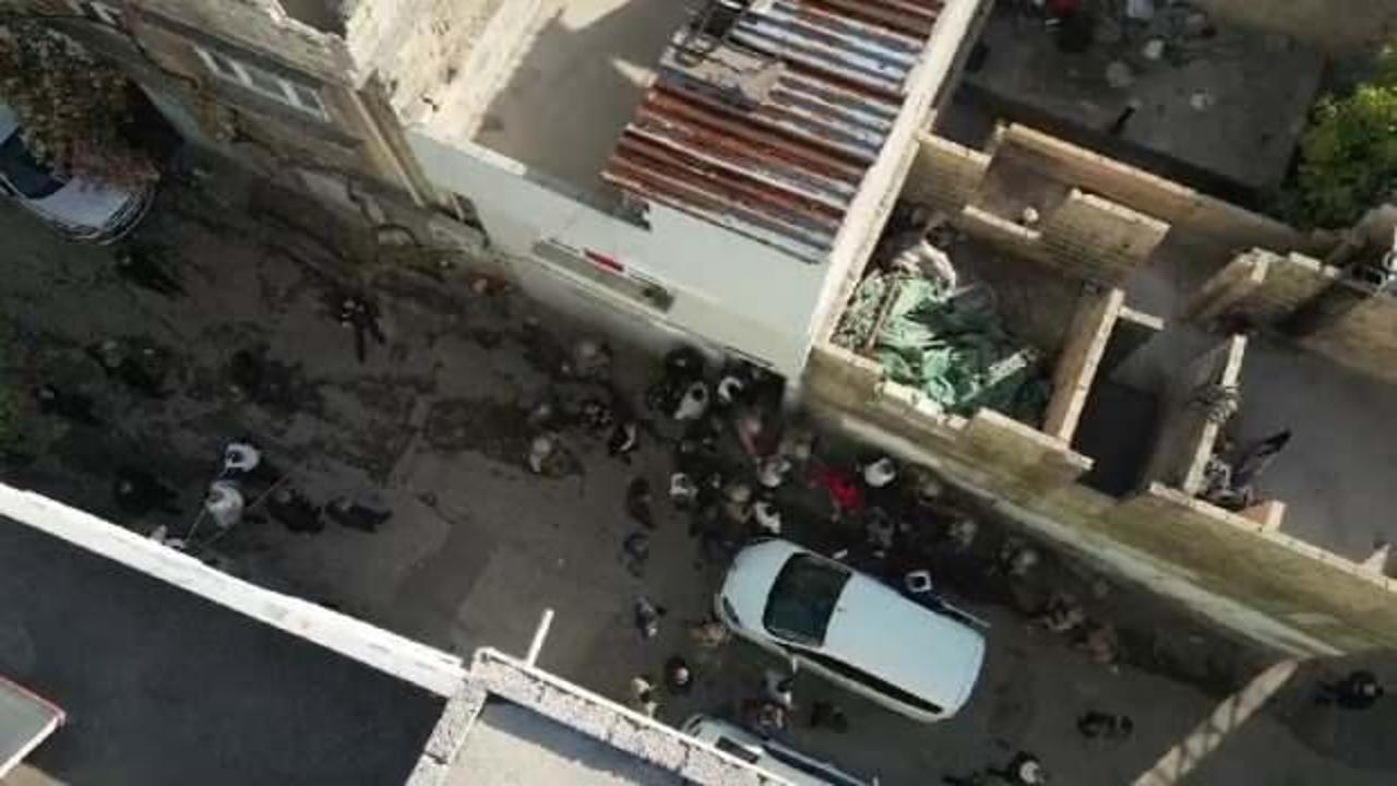 Gaziantep'te film sahnelerini aratmayan operasyon