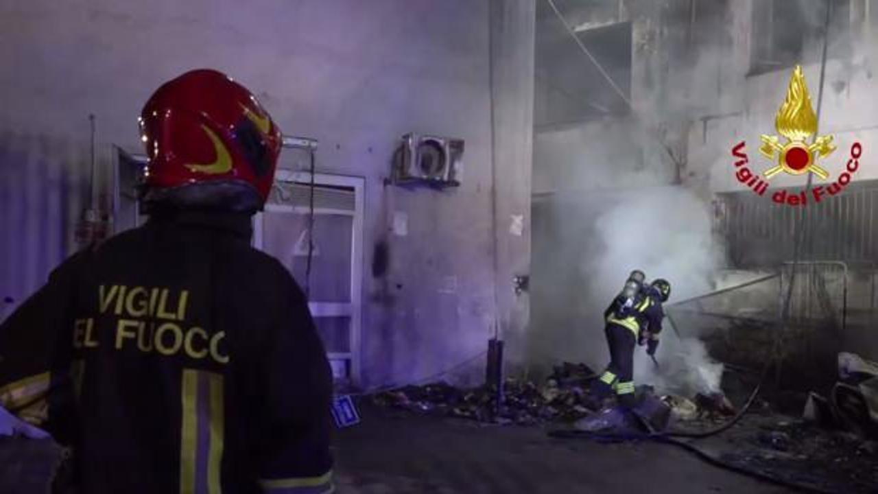 İtalya’da hastanede yangın: 4 kişi öldü