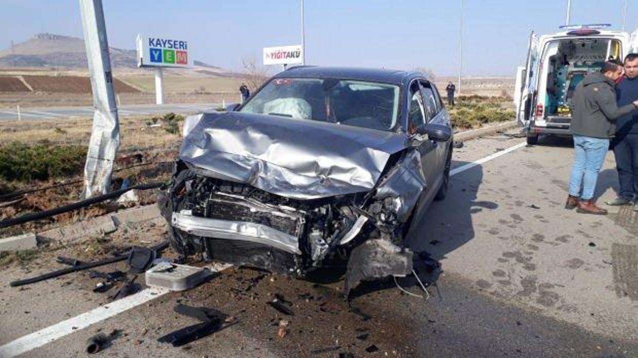 Kırşehir'de feci kaza: 1 ölü, 1 yaralı