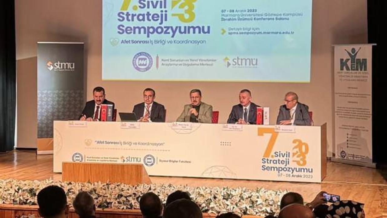 Marmara Üniversitesi'nde Sivil Strateji Sempozyumu düzenlendi