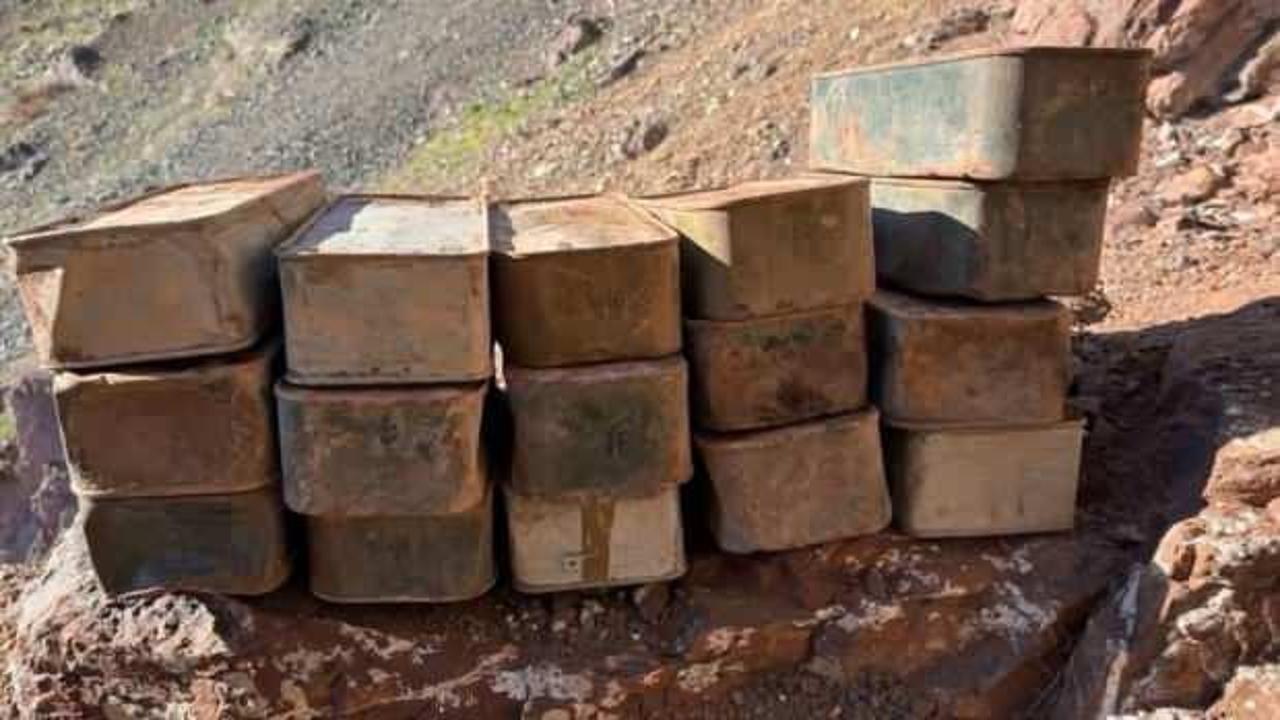 MSB duyurdu: Irak'ın kuzeyinde 800 Do&ccedil;ka m&uuml;himmatı ele ge&ccedil;irildi