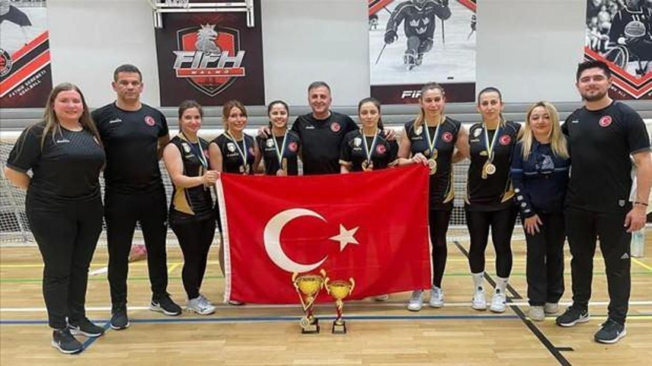 Finalde İsrail'i deviren Türkiye, Golbol'de Avrupa şampiyonu oldu