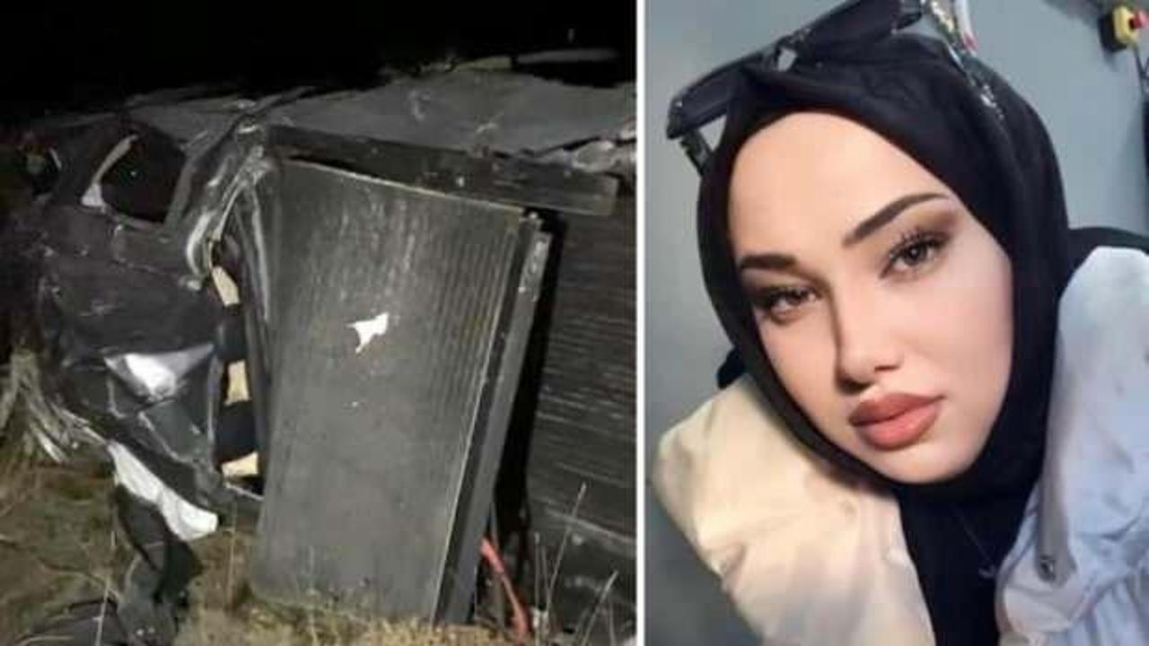 Gen&ccedil; kız devrilen kamyonette can verdi