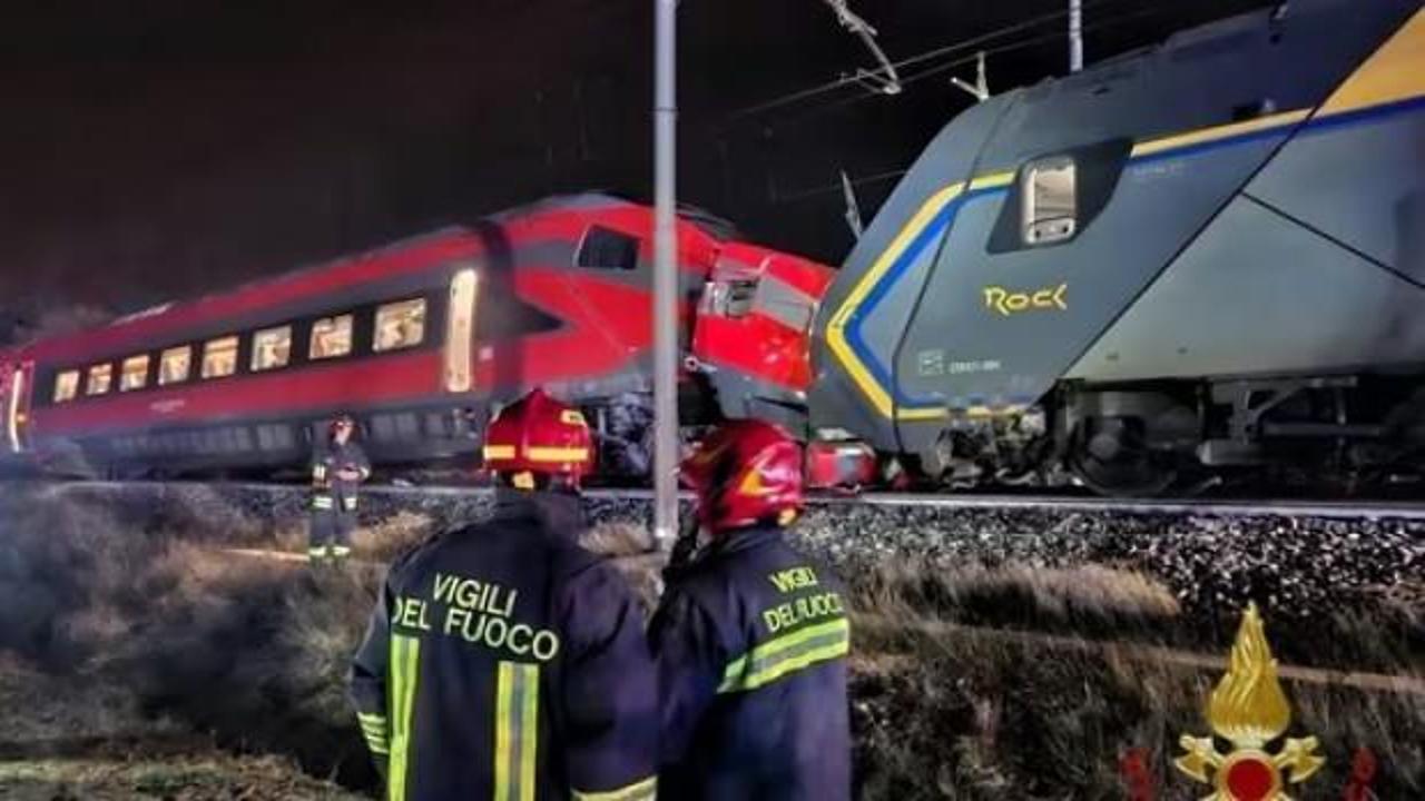 İtalya'da iki tren çarpıştı: Çok sayıda yaralı var