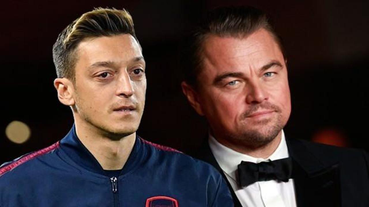 Mesut Özil'in Leonardo DiCaprio'ya verdiği cevap sosyal medyayı salladı!