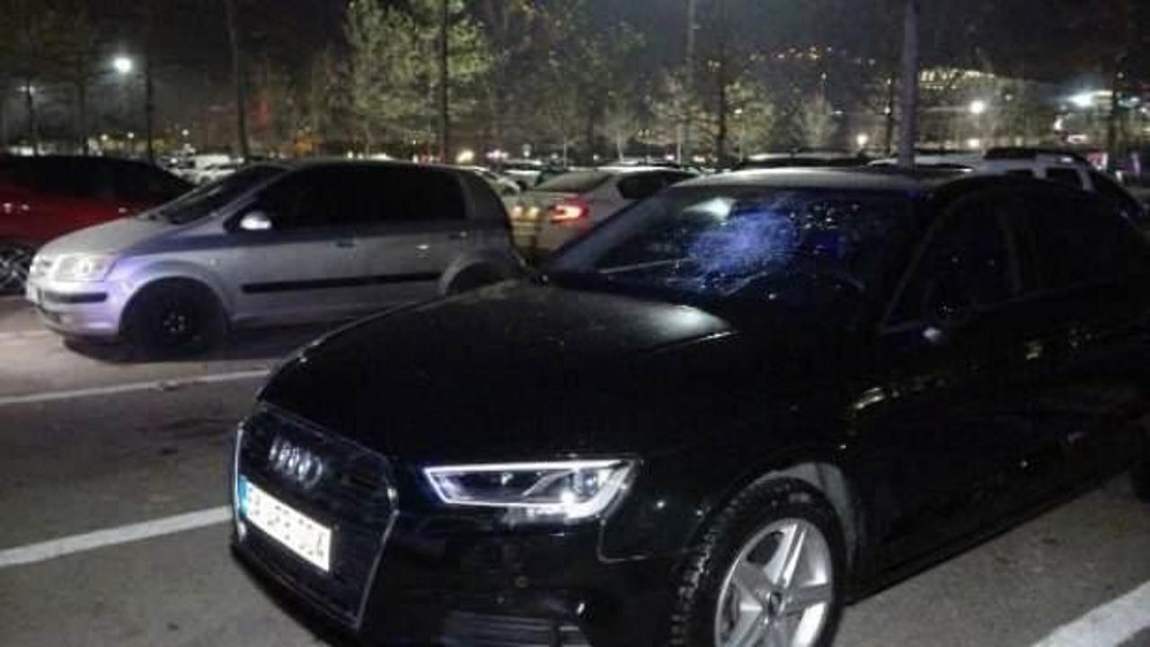 Akılalmaz olay: Otoparktaki 35 aracın camını kırdı
