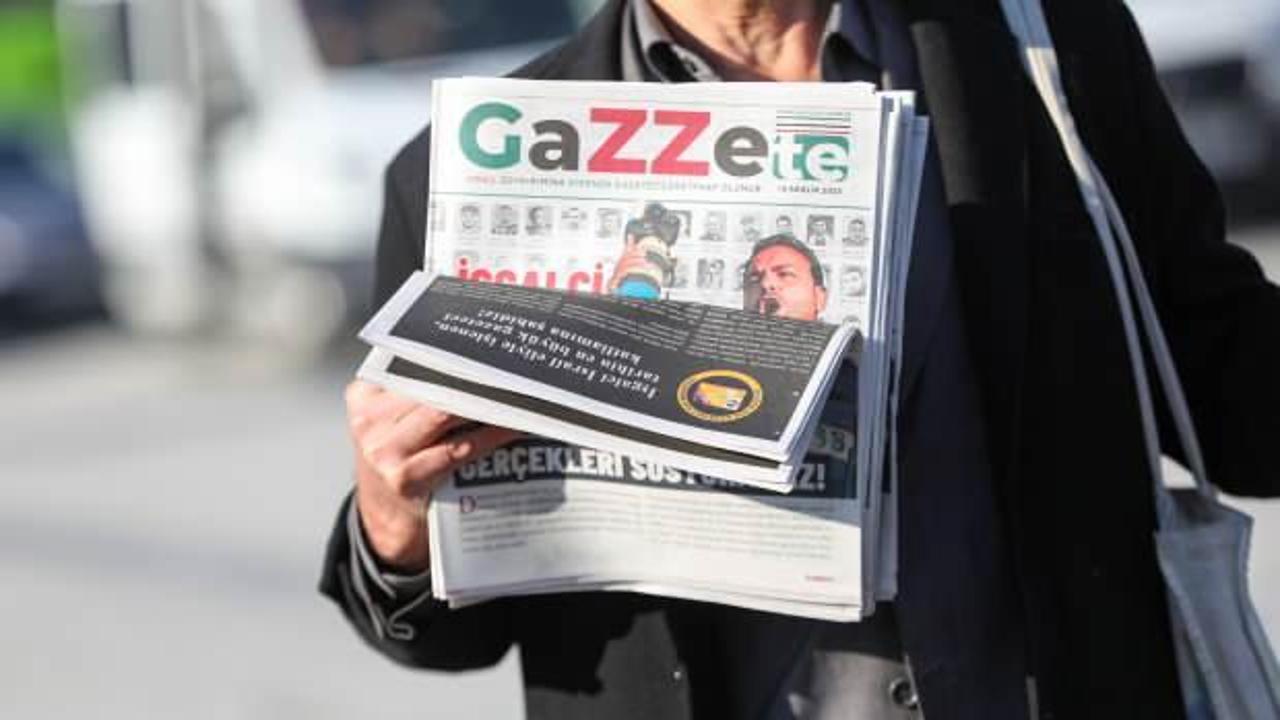İsrail'de öldürülen gazeteciler anısına 'Gazzete'