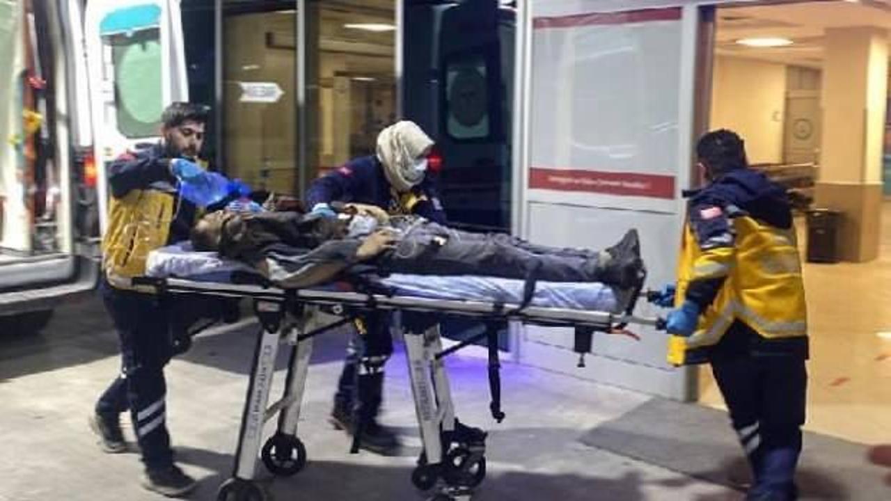 Oto tamircisi iş yerinin &ouml;n&uuml;nde &ouml;ld&uuml;r&uuml;ld&uuml;