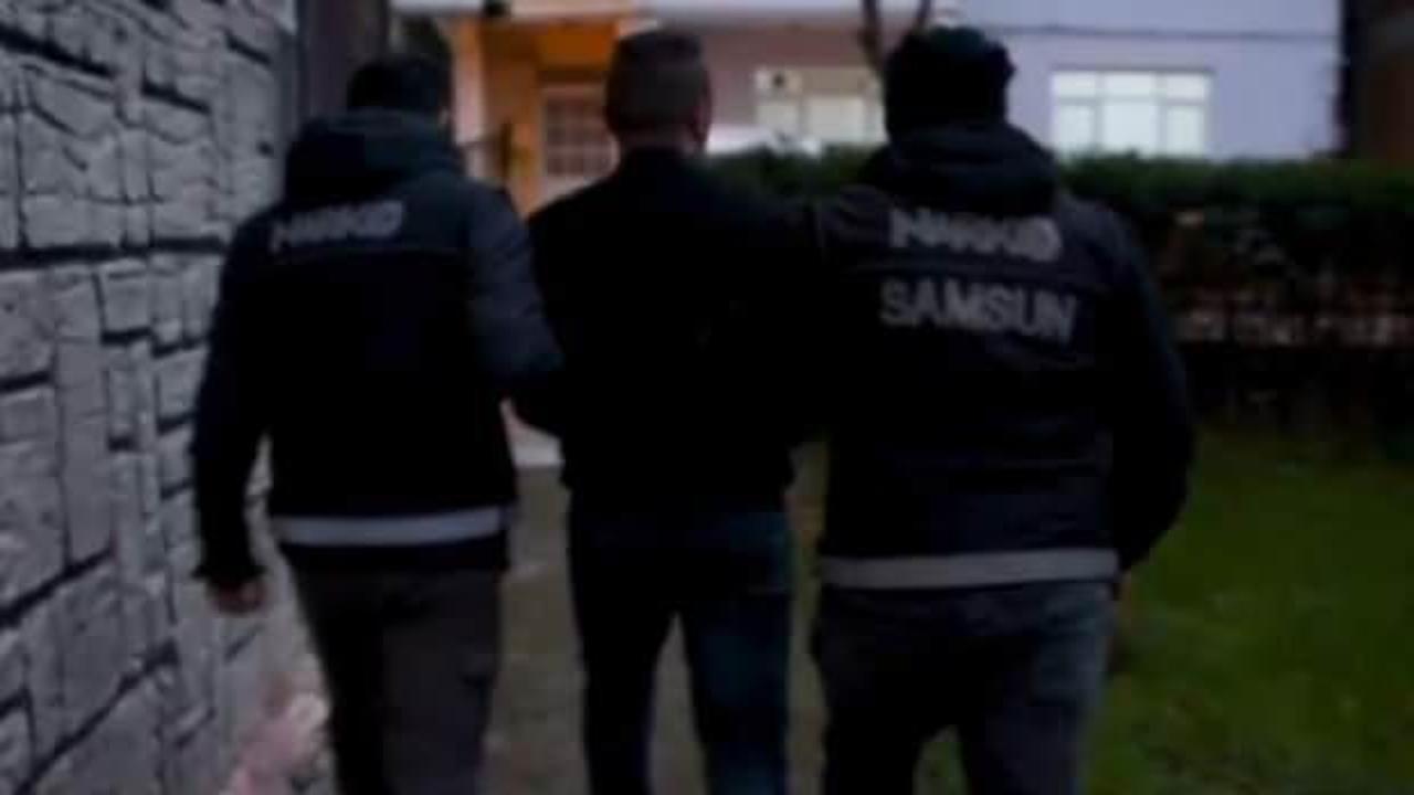 Samsun'da uyuşturucu operasyonu; 23 gözaltı