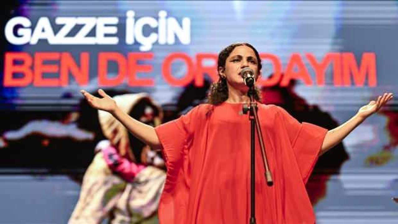 Sanat d&uuml;nyası "Gazze İ&ccedil;in Ben de Oradayım" konserinde buluştu