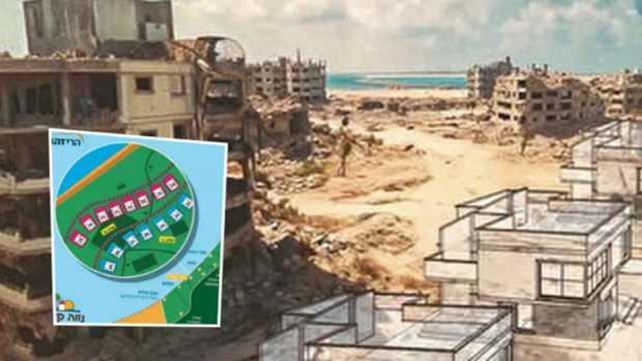 Skandal reklam: Kan gölüne çevirdikleri Gazze'de konut projesi çizdiler...