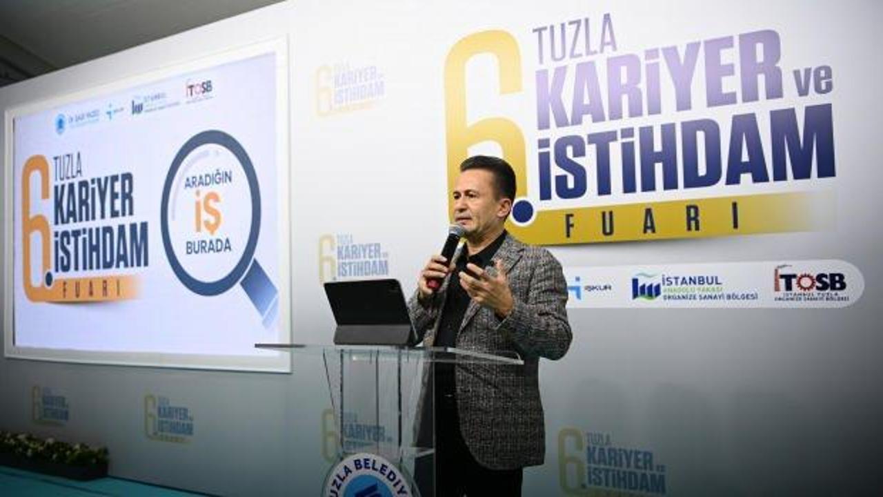 Tuzla'da 6'ncı Kariyer ve İstihdam Fuarı başladı