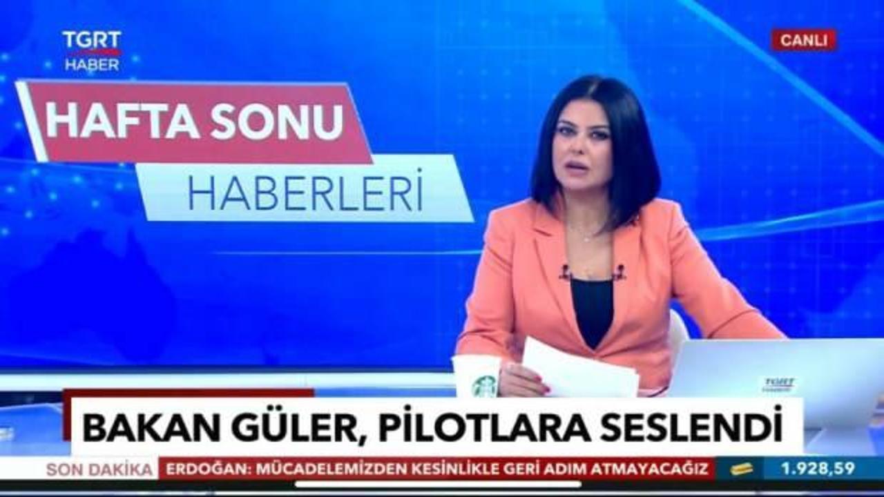 Canlı yayına Starbucks bardağı ile &ccedil;ıkan TGRT Haber spikeri Meltem G&uuml;nay'dan ilk a&ccedil;ıklama