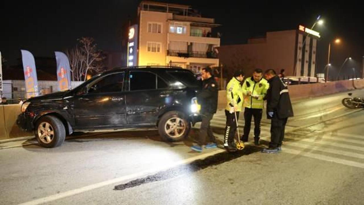 Cip motosiklete &ccedil;arptı: 2 &ouml;l&uuml;