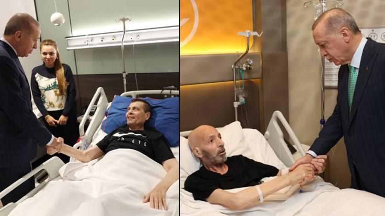 Erdoğan'dan &Ouml;zcan ve Kavlak'a ziyaret